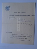 G2021.12 Old document - m.Kir. Finance State coal mining - valiant lajos sóskúthy 1935