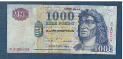 2000 1000 Forint DB sorozat  Millennium F