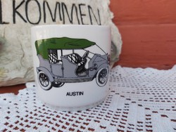 Alföldi porcelán ritkább Austin autós pohár   bögre   nosztalgia darab
