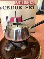 Eredeti Mahasi francia retro fondue készlet original