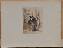 Mihaly Zichy (1827-1906), a "Liebe" 11 erotikus heliogravűrája.