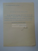G2021.145 Fényes György - Berettyóújfalu szolgabírájának levele 1935-ből  rokonához / Hunyady Ferenc