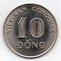 Dél-Vietnám 10 Dong, 1970
