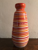 Large white-orange vase with number 2128. T-27