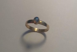 Opál köves 14 k-os női gyűrű