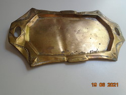 19.sz osztrák Arnold Wolkenstein&Glückseling Wien jelzéssel valamikor ezüstözött tálca