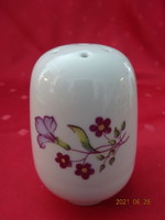 Alföldi porcelán sószóró, lila virágos, magassága 8 cm. Vanneki!