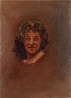 1F119 Magyar festő XX. század : Női portré