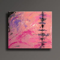 Pink Abstract 60x50 cm