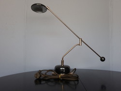 Olasz design sárgaréz asztali halogén lámpa