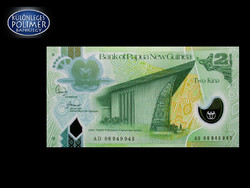 UNC - 2 KINA - PÁPUA - ÚJ-GUINEA - 2007 (Műanyag bankjegy!)
