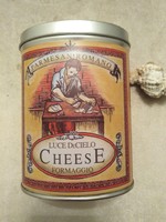 Parmezán sajt szóró, bádog dobozka