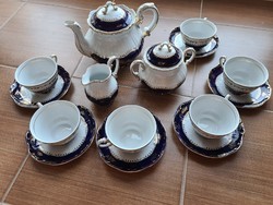 Zsolnay Pompadour 6 személyes teás készlet