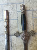 Eredeti régi Szabadkőműves kard