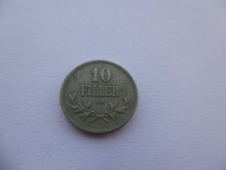 Ferenc József 10 fillér nikkel pénzérme 1916, 10 fillér 1916