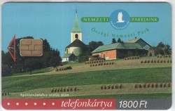 Magyar telefonkártya 0784    2002 Őrségi nemzeti park  ORGA   30.000  darab