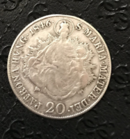 1846-os V. Ferdinánd 20 krajcár ezüst B.