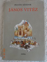 Petőfi Sándor: János Vitéz - mesekönyv Róna Emy rajzaival - 1954-es Artia kötet reprint kiadása,1989