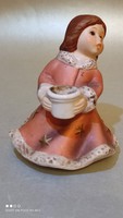 Goebel angel candle holder porcelain