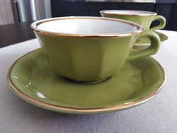 Kávés szett, kiwi színben / 2db /foglalva