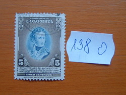 KOLUMBIA COLOMBIA 5CENTAVOS1946 AJ de Sucre tábornok születésének 150. évfordulója, 1795-1830 138.O