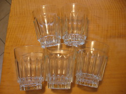 Retro háztartási vizes pohár 12 szögletű salgótarjáni, St