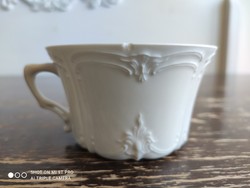 Baronesse fehér teás csésze (sérült)