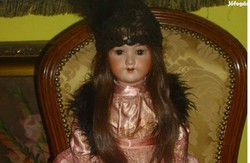 For sale (armand marseille 390) antique, porcelain head doll, 58 cm (special price!)