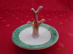Aquincum porcelán, mini gyűrűtartó, átmérője 7,5 cm.