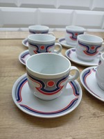 Alföldi porcelán Art Deco kávés csésze