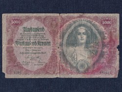 Ausztria 5000 Korona bankjegy 1922 (id52995)