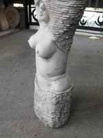 Modern female nude stone sculpture 72cm minimal garden antifreeze artificial stone solid art sculpture