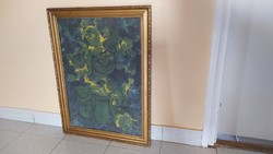 Képcsarnokos Kapcsa János festmény 59x80 cm Napraforgók