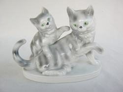 Retro ... Grafenthal porcelán macska cirmos cica