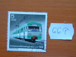 NÉMET NDK 5 (PFG) 1979 Vonatok  66P