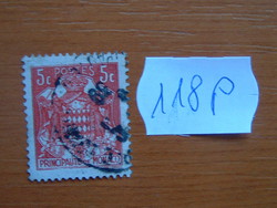 MONACO 5 C 1937 -1939 címer 118P