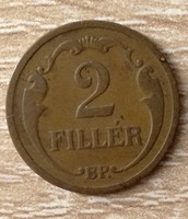 2 Fillér 1934 BP.