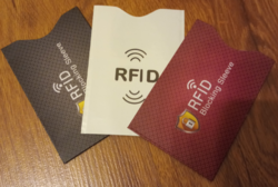 RFID bankkártya adatlopás elleni biztonsági tok fehér