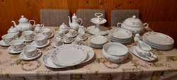 Hollóház porcelain complete set (eat-coffee-tea)