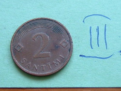 LETTORSZÁG 2 SANTIMI 2007 Royal Dutch Mint Netherland  III.
