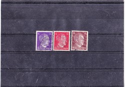 Német birodalom forgalmi bélyegek 1941