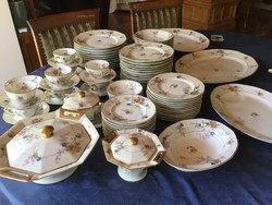 Theodore Haviland Limoges francia étkészlet 79 db-os, antik Pipacs66 részére