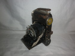 antik kisméretű harmonikás fényképezőgép