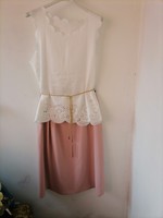 They are more beautiful than me plus size powder colored casual skirt 42 44 46 92 waist 125 hips 73 length
