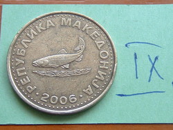 ÉSZAK-MACEDÓNIA (MACEDÓNIA) 2 DENARI 2006 OHRID PISZTRÁNG  IX.