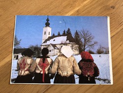 Ködmönös Lányok képeslap