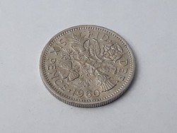 Egyesült Királyság Anglia 6 Pence, Penny 1960 - Angol Brit 6 pence, penny 1960 külföldi pénz, érme