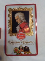 Mozart candy plate box, metal box - brand new