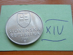 SZLOVÁKIA 2 KORONA 2001    XIV.
