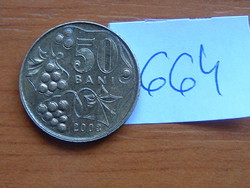 MOLDOVA MOLDÁVIA 50 BANI 2003 Czech Mint (Česká mincovna) #664